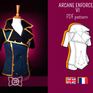 Arcane Vi Jacket PDF pattern