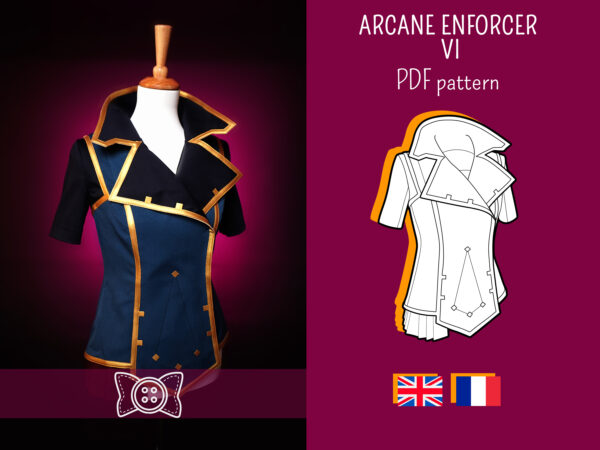 Arcane Vi Jacket PDF pattern