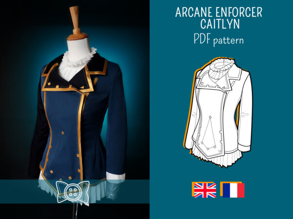 Arcane Caitlyn Jacket PDF pattern