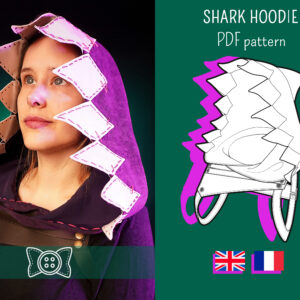 Detachable HARNESS & HOOD JINX inspired pdf pattern