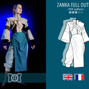 ZANKA full outfit PDF cosplay pattern from Gachiakuta