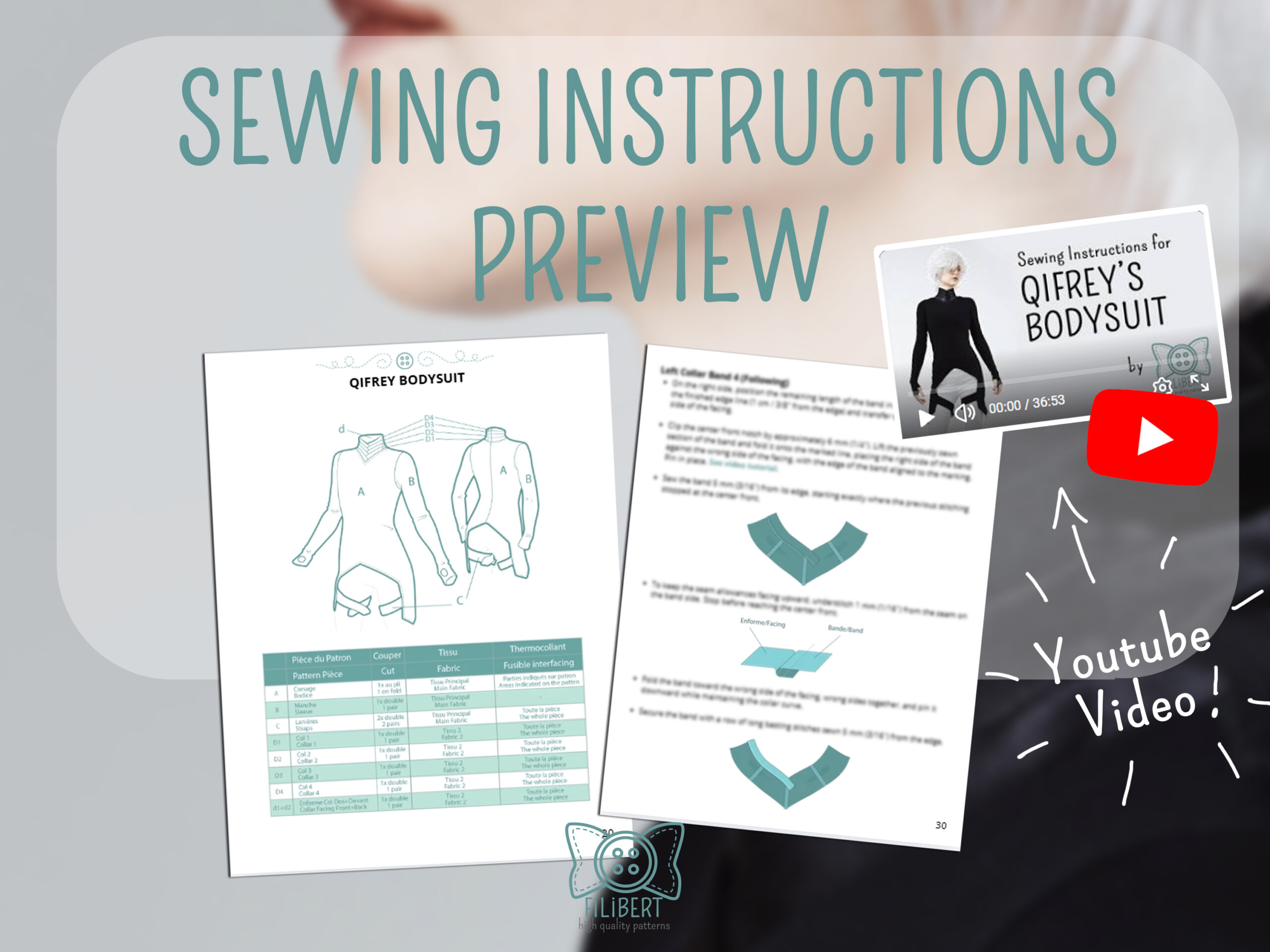 QIFREY Bodysuit PDF PATTERN Cosplay – Image 10