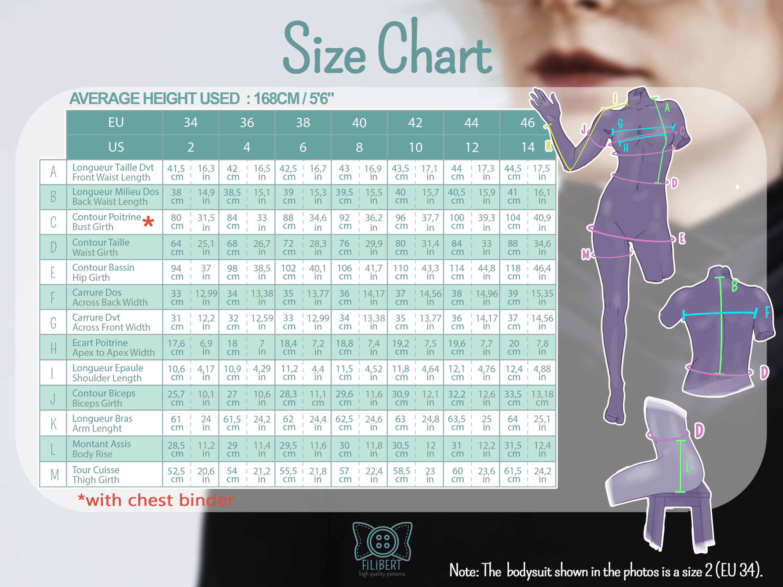 QIFREY Bodysuit PDF PATTERN Cosplay – Image 7