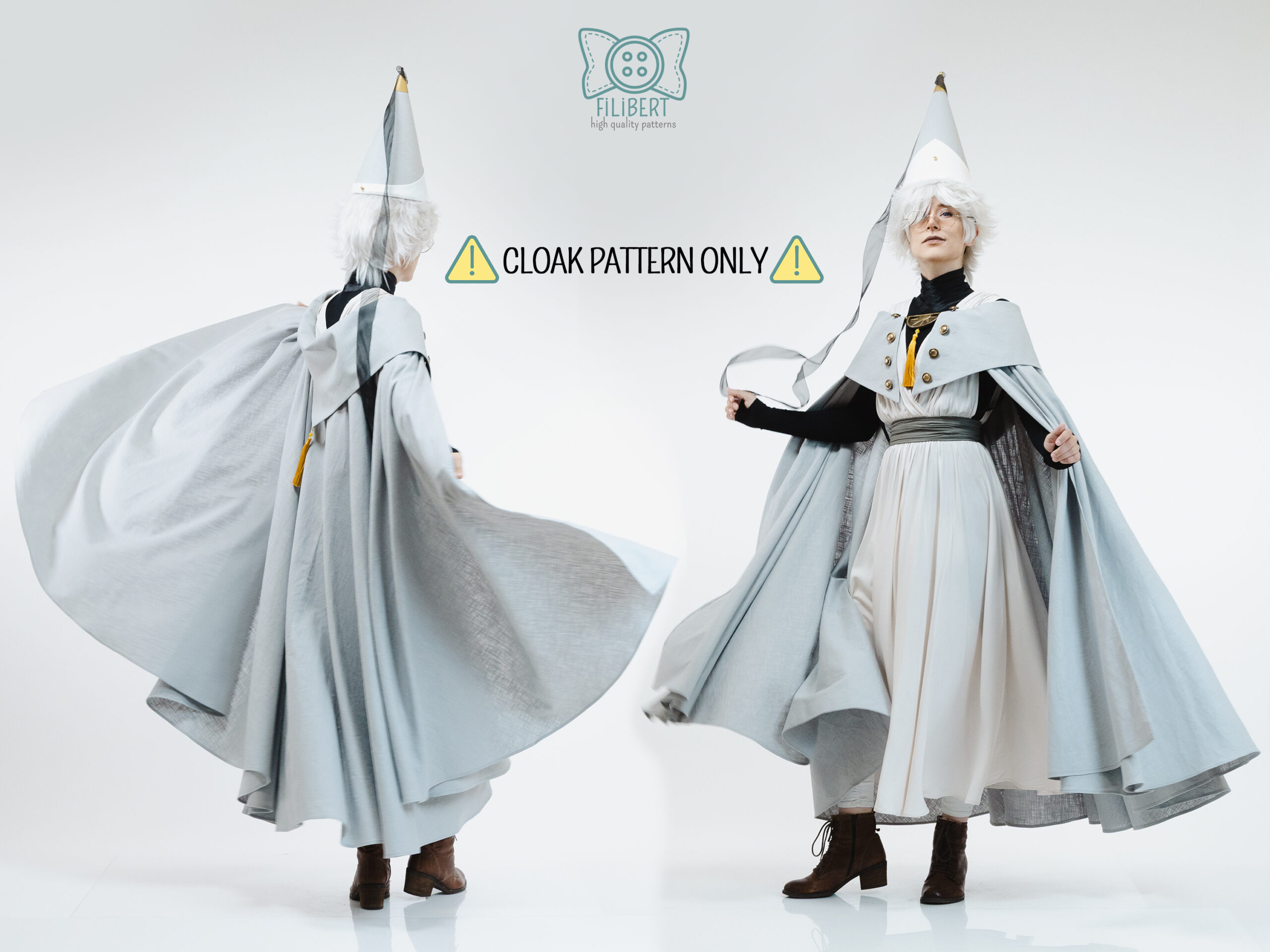 QIFREY CLOAK PDF pattern - Wizard cloak – Image 2