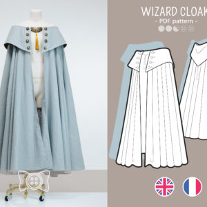 QIFREY CLOAK PDF pattern - Wizard cloak