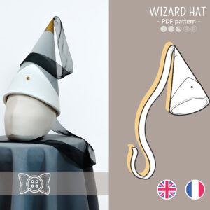 QIFREY HAT PDF pattern Wizard hat