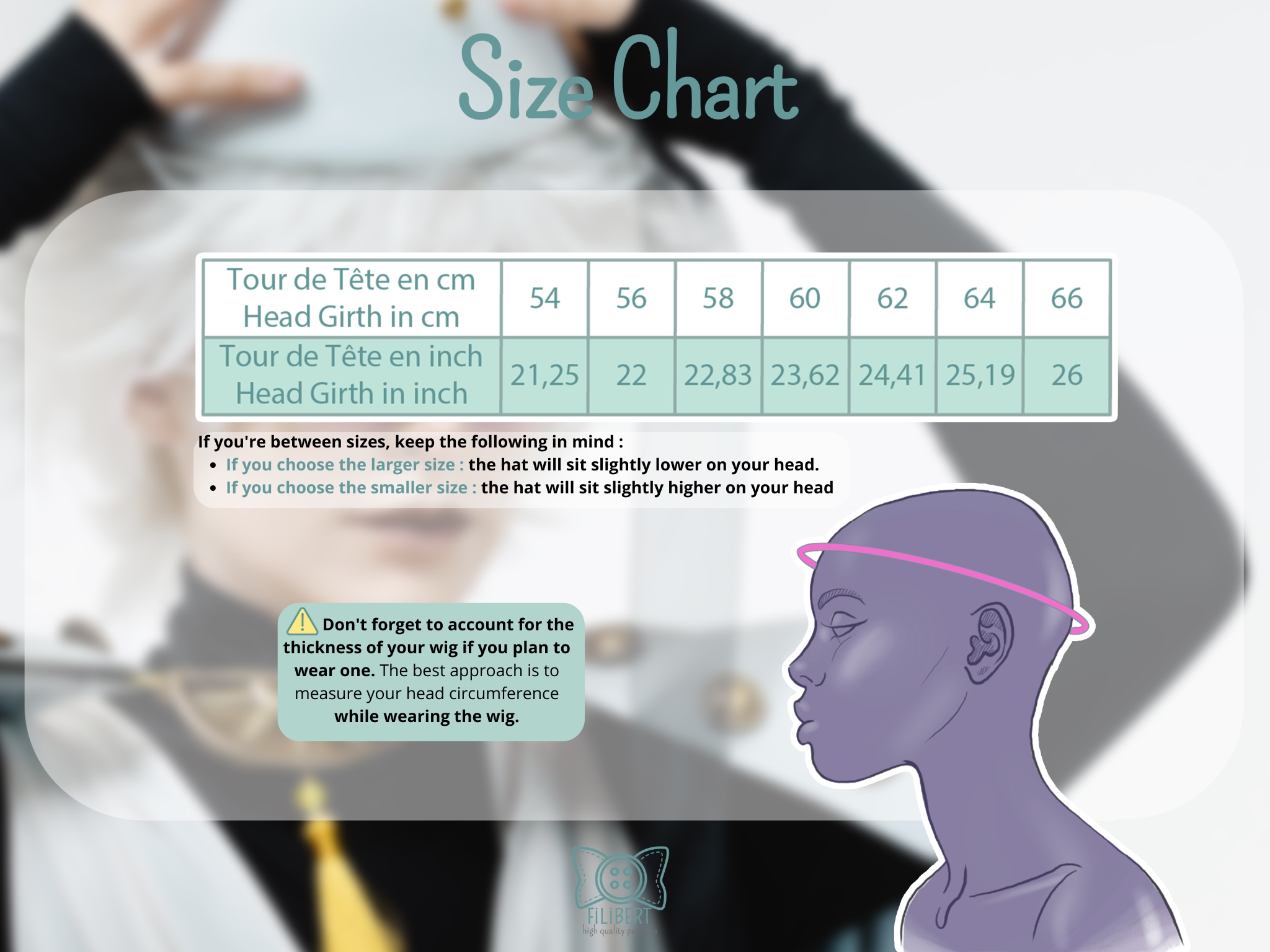QIFREY HAT PDF pattern Wizard hat – Image 6