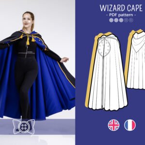 OLRUGGIO's Cloak PDF Pattern - Cosplay & LARP Cloak