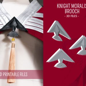 3D FILES - KNIGHT MORALIS BROOCH